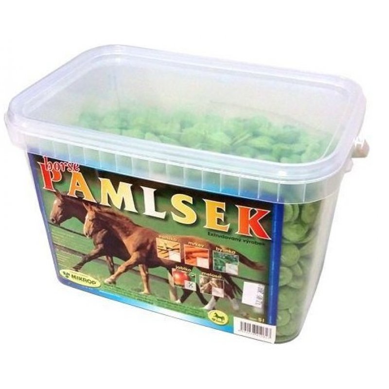 Mikrop pochúťka pre kone vedierko Bylinky 2,5kg