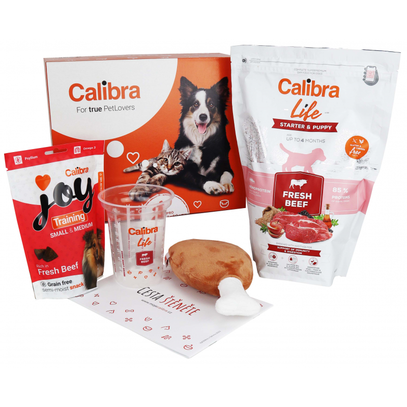 Calibra Štartovací balíček pre šteňatá Beef CZ