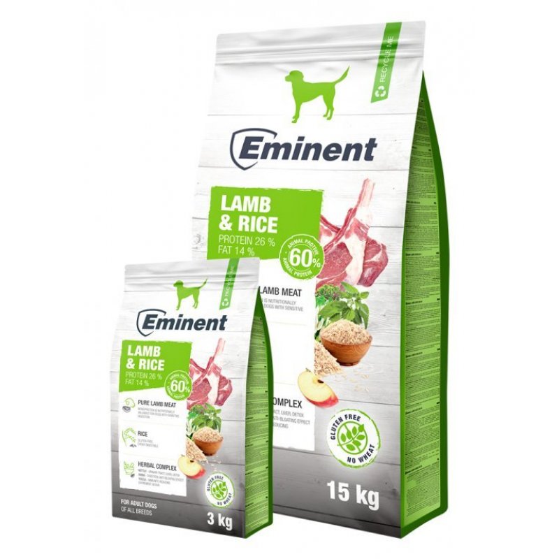 Eminent Dog Lamb Rice 15kg