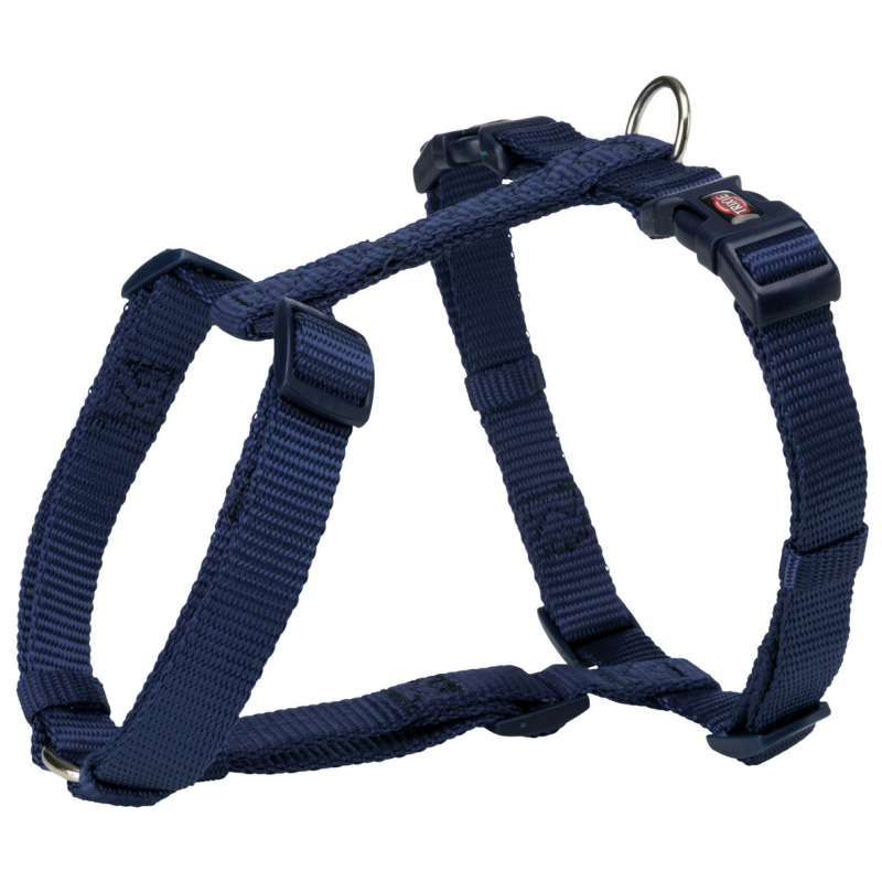 PREMIUM H-postroj L-XL 75-120 cm/25 mm, - indigo