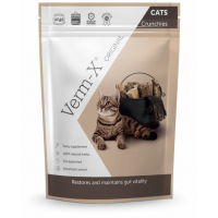 Verm-X Prírodné granule pre mačky proti črevným parazitom 120g