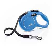 Vodítko FLEXI Classic modrá XS pásik 3m/12kg
