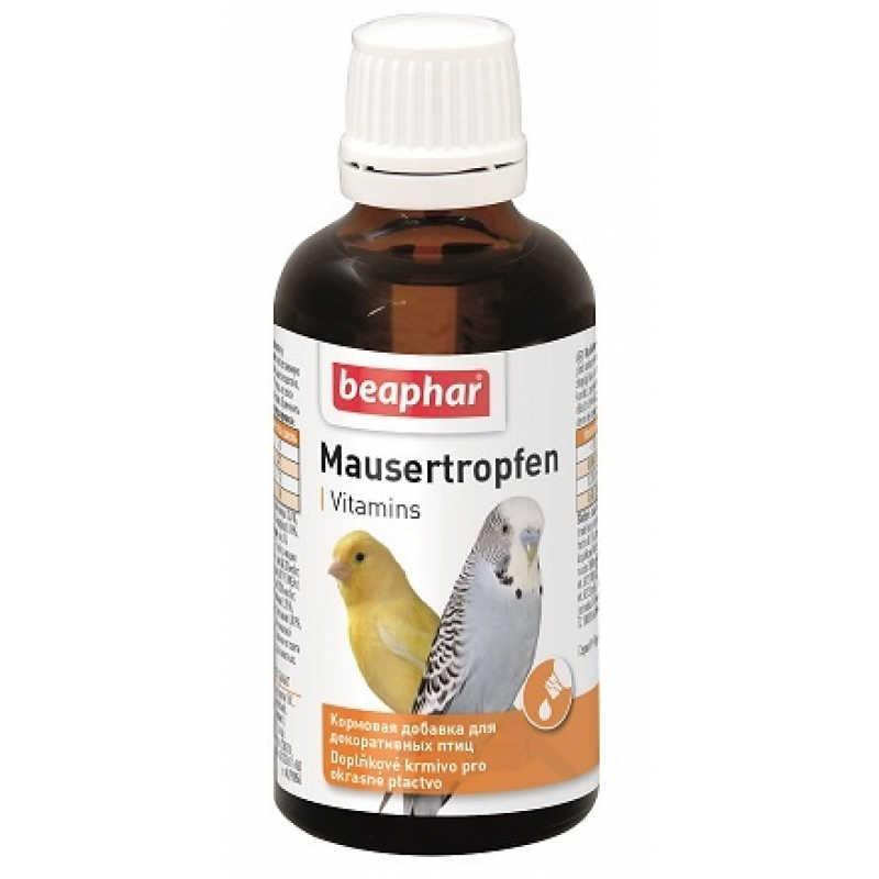 Beaphar preperovanie vtákov Mausertropfen 50ml