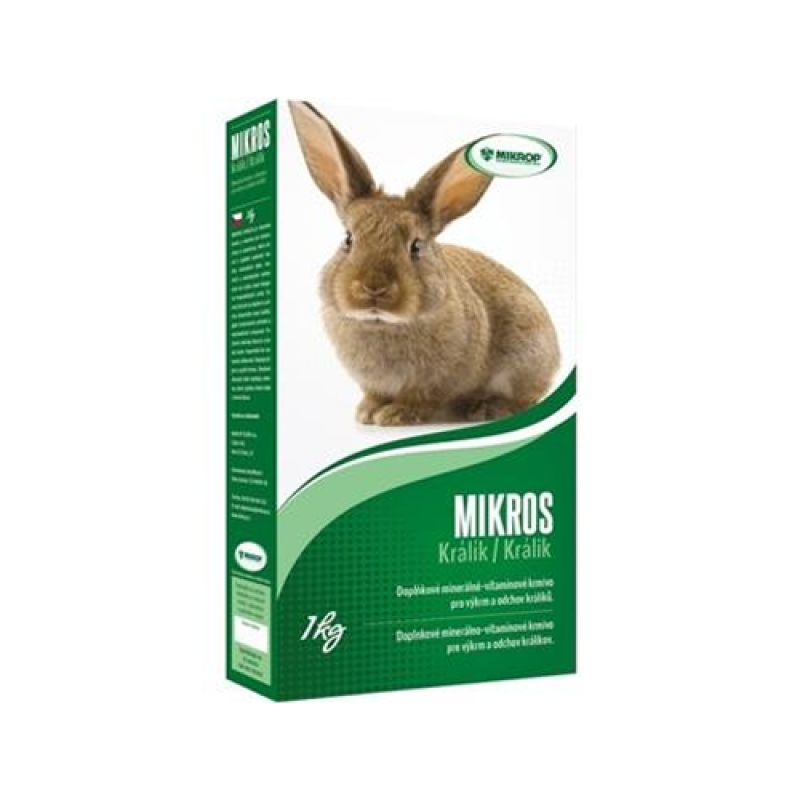 Mikros Králik plv 1kg krabička