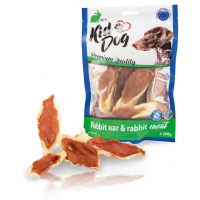 KIDDOG králičí ucho plněné králičím masíčkem 250 g (min. odběr 5 bal.)