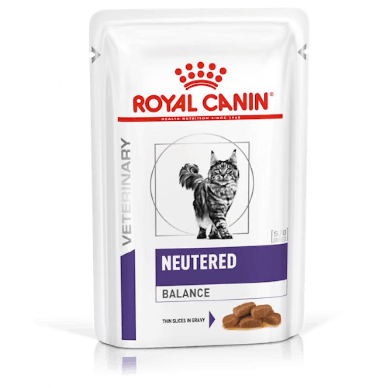 Royal Canin VHN Cat Neutered Balance Gravy Kapsičky 12x85 g