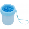 PAW CLEANER - kalíšok na čistenie labiek, S-M, silikón/plast, modrá