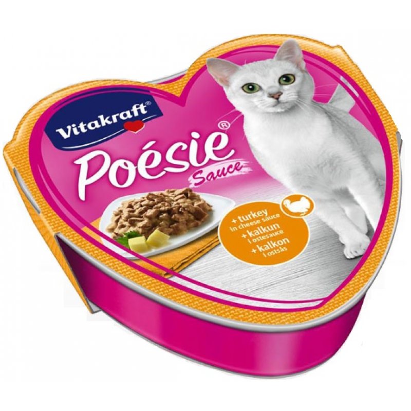 Vitakraft Cat Poesia konzerva šťava moriak v syrovej omáčke 85g