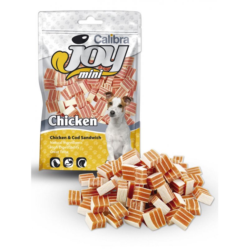Calibra Joy Dog Mini Chicken & Cod Sandwich 70g (min. odběr 5 bal.)