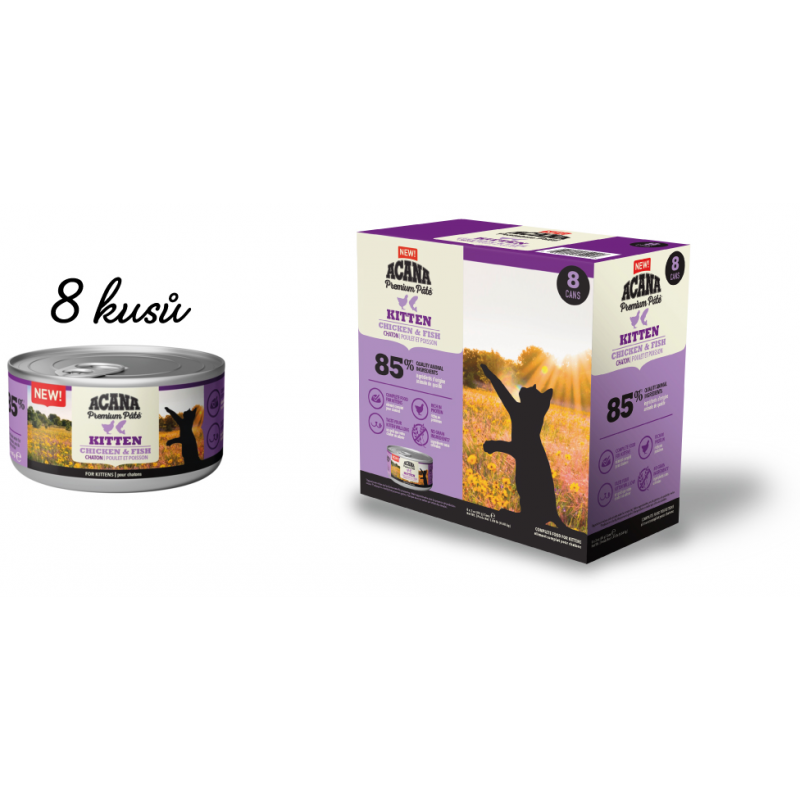 Acana Cat Paté Kitten 8x85g