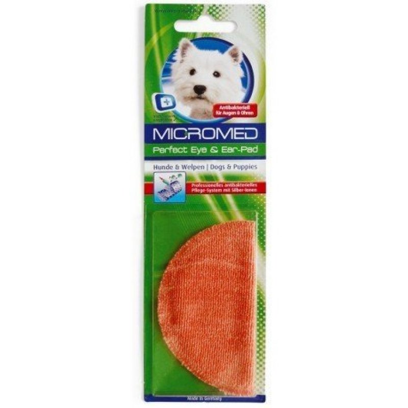 MICROMED Očné/ušný utierka s iónmi striebra pes