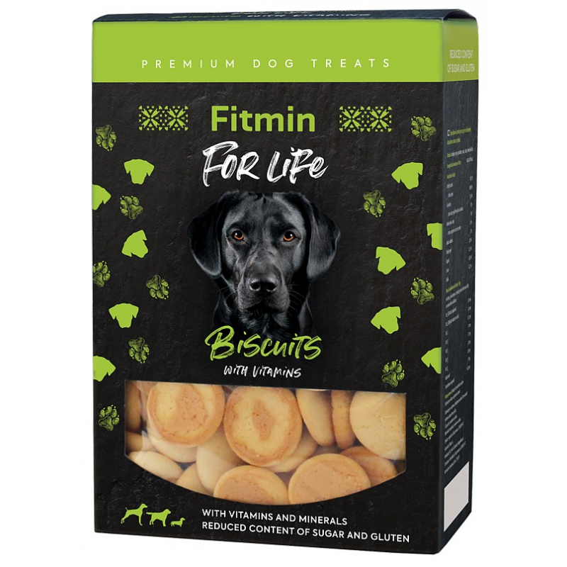 Piškóty FITMIN FOR LIFE pre psov 180g