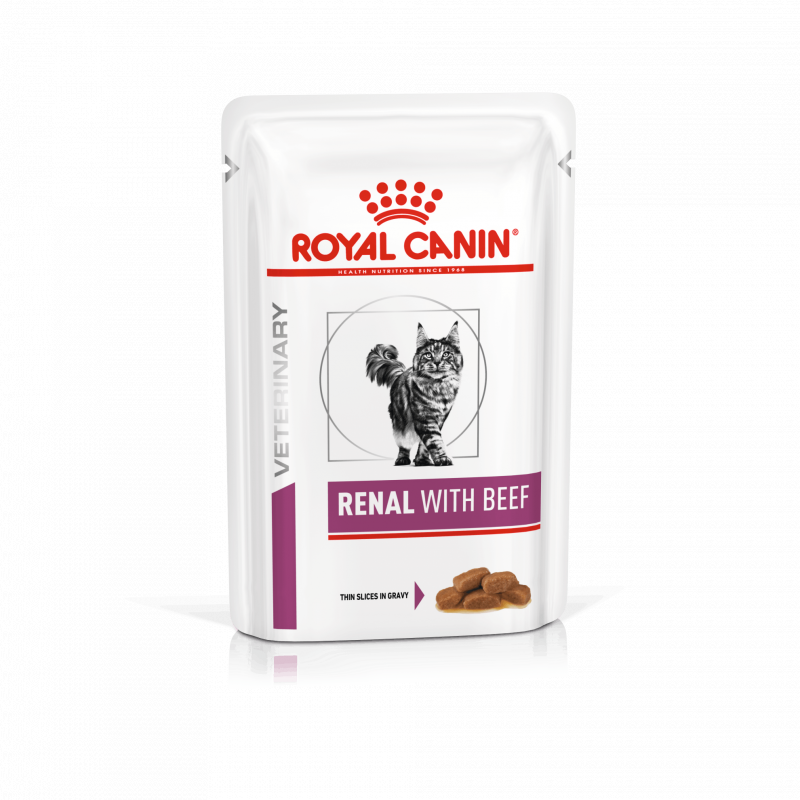 Royal Canin VD Feline Renal 12x85g hovädzia kapsa