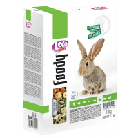 LOLO BASIC kompletné krmivo pre králiky 1000 g krabička