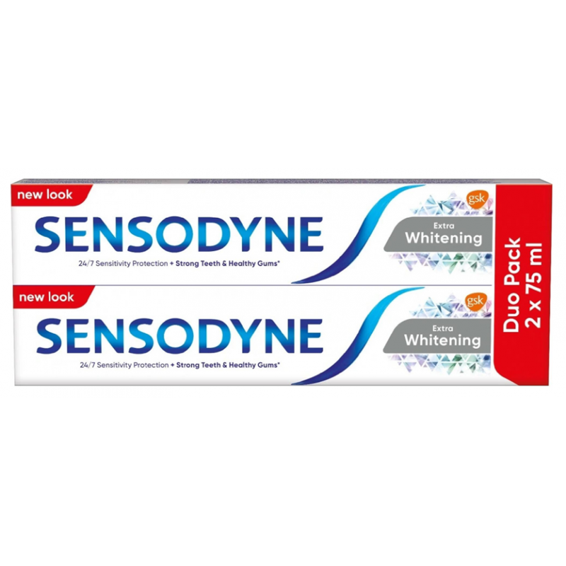 Zub.pasta Sensodyne Extra Whitening 2x75ml