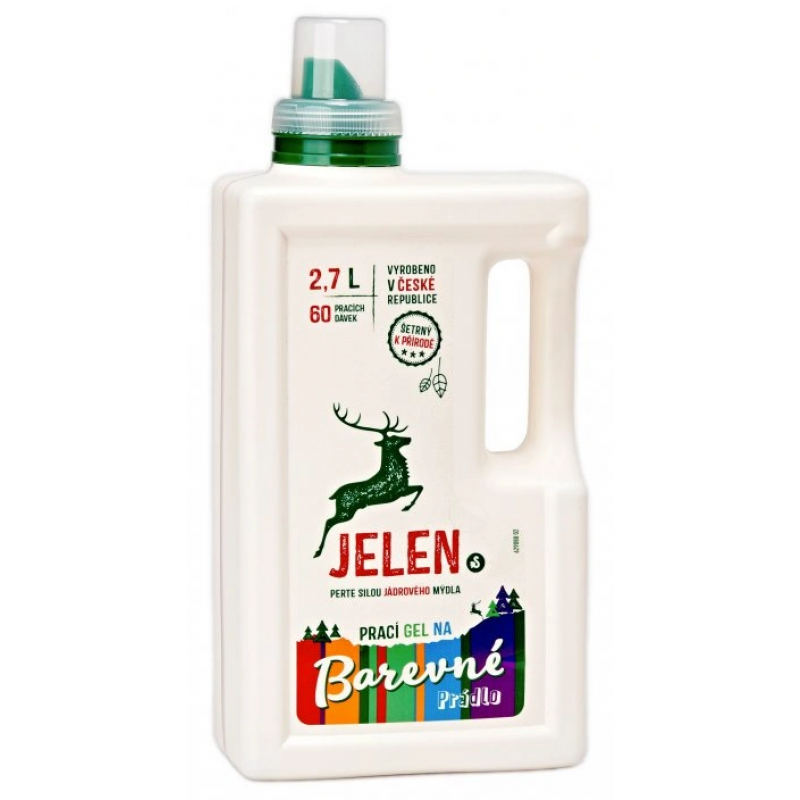 Prací prostriedok Jelen Color gél 2,7l 60 dávok