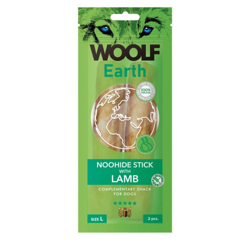 Woolf pochúťka Earth NOOHIDE L Sticks with Lamb 85g