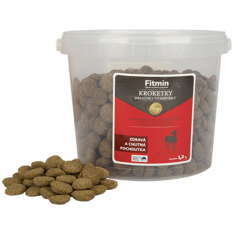 Fitmin horse KROKETKY jablko+ vit.C 1,2kg