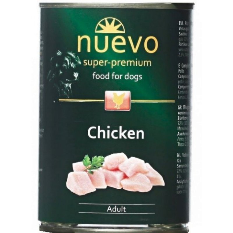 Nuevo pes adult Kuracia konzerva 400g