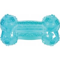 Hračka pes kosť BONE TPR POP 12cm tyrkys Zolux