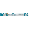 BE NORDIC obojok extra široký, XS-S: 25-36 cm/25 mm, petrolejová