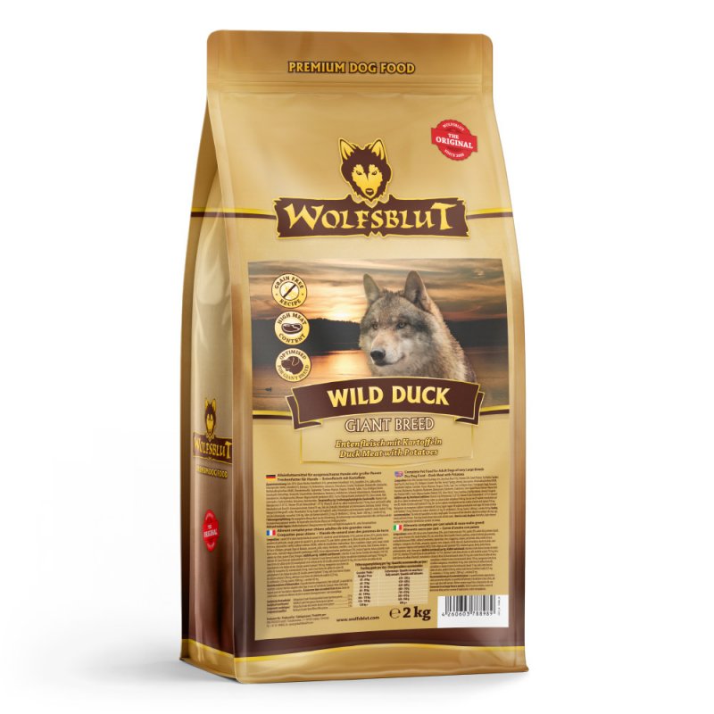 Wolfsblut Dog Giant Breed Wild Duck 2kg