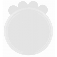 Viečko na konzervy, silikónové veľké 10,6 cm/1 ks transparentné