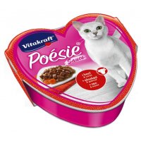 Vitakraft Cat Poesia konzerva šťava hovädzie, mrkva 85g