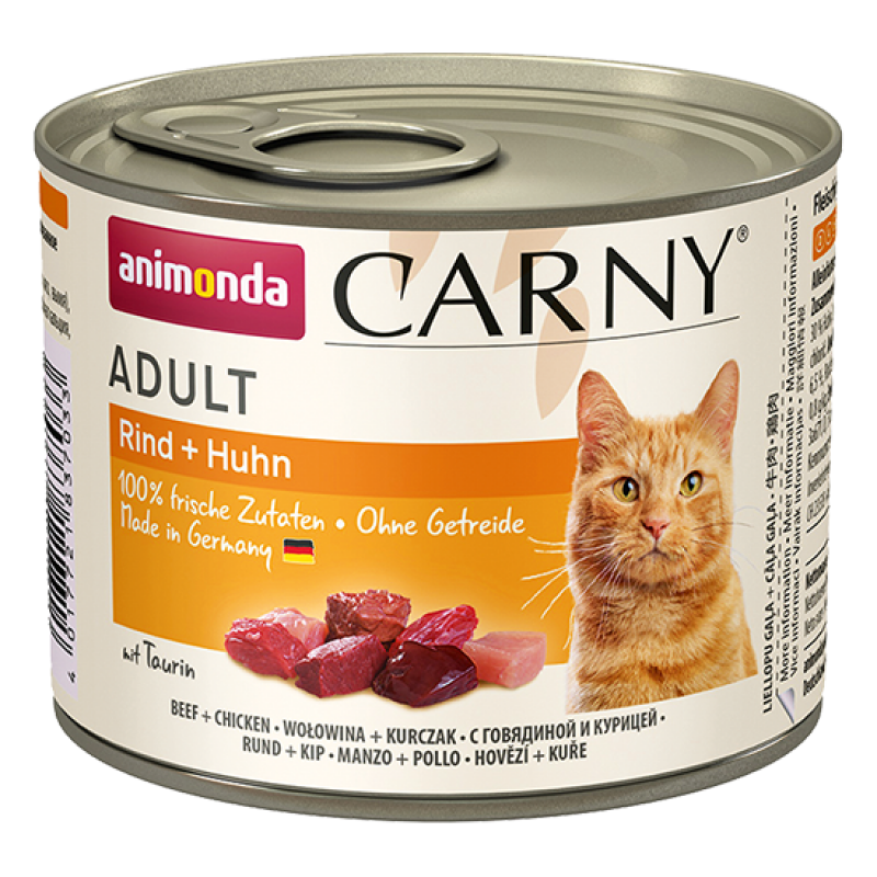 Animonda konzerva Adult hovädzie + kuracie 200g