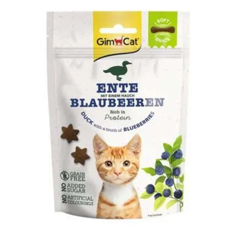 Gimcat Soft Snacks Kačica s čučoriedkami 60g