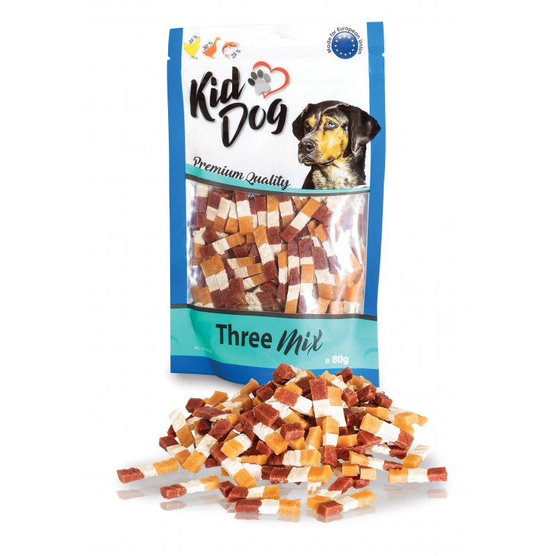 KIDDOG kuracie a kačacie mäsko s treskou 80 g