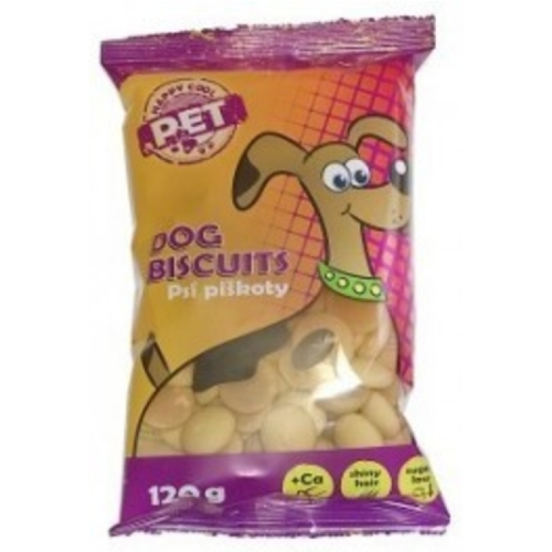 Piškóty Happy Cool Pet s vápnikom pre psov 120g
