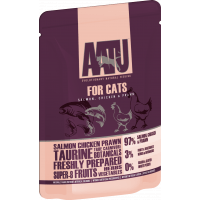 AATU Cat Salmon n Chicken n Prawn kapsička 85g