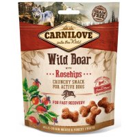 Carnilove Dog Crunchy Snack Wild Boar&Rosehips 200g (min. odběr 6 ks)