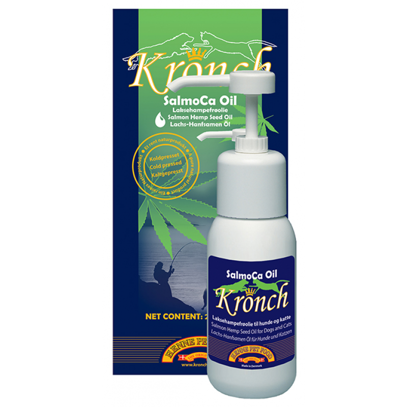 KRONCH SalmonCa olej pre psov a mačky 500ml
