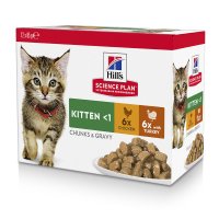 Hill's Fel. SP Kitten Chicken&Turkey Vrecko 12x85g