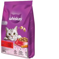 Whiskas Dry s hovädzím mäsom 3,8kg