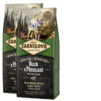 2x Carnilove Dog Duck & Pheasant for Adult 12kg