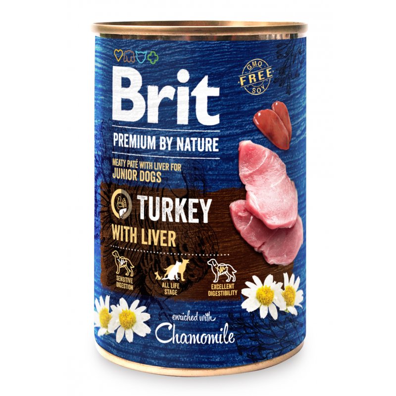 Brit Premium by Nature Turkey with Liver 400g