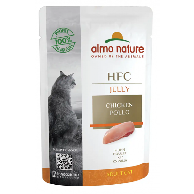 Almo Nature HFC Jelly - Kuracie prsia v želé 55g