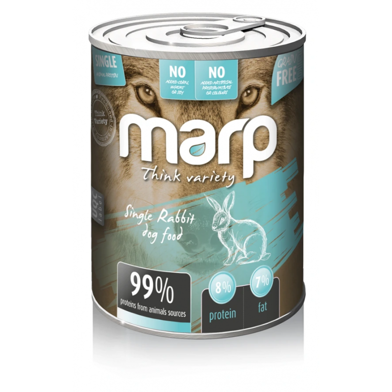 Marp Variety Single králik konzerva pre psov 400g