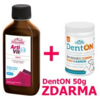 VITAR Veterinae ArtiVit Sirup 200ml+DentON 50g