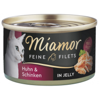 Miamor Cat Filet konzerva kura+šunka v želé 100g (min. odber 24 ks)