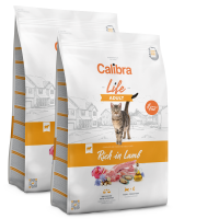2x Calibra Cat Life Adult Lamb 6 kg