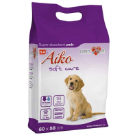 Podložka absorpčná pre psov Aiko Soft Care 60x58cm 14ks