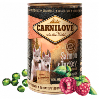 Carnilove Wild Meat Salmon & Turkey for Puppies 400g