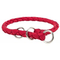 Nylonový obojok okrúhly CAVO (S) 25-31 cm/12 mm, - červený