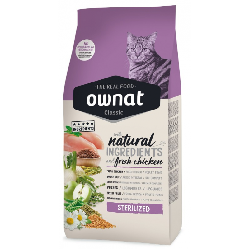 OWNAT CLASSIC CAT Sterilized 4kg