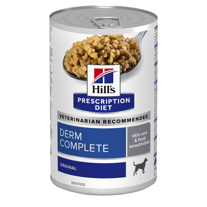 WET "BIG BOOST": Hill's Prescription Diet Derm Complete Starostlivosť o kožu pre