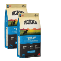 2x Acana Adult Dog Heritage 17kg